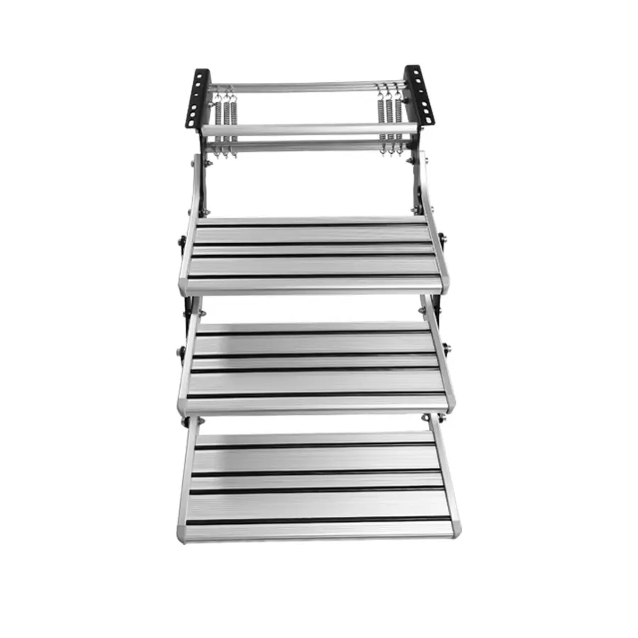 Three-layer Step Manual Folding Step Three-step Step Aluminum Alloy  Special Factory Direct Sale