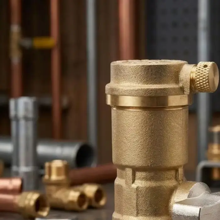 Automatic Brass Air Vent Valve 1/2 3/4 Inch For Home Heating System Pressure Relief For Exhaust Fitting