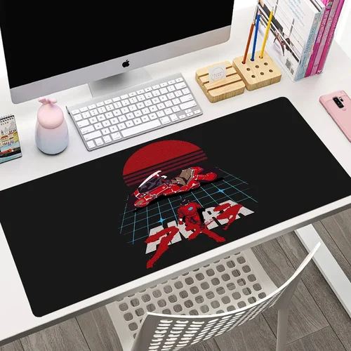 Imagen 2 del producto Alfombrilla antideslizante Kawaii para ordenador de oficina, alfombra grande de Anime, accesorios para juegos, teclado, alfombrilla de escritorio suave, regalo