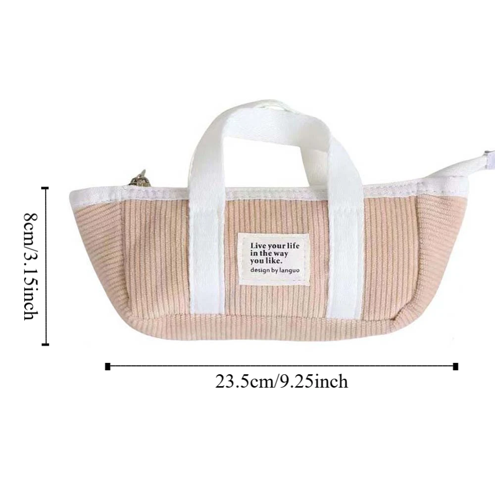 Desktop Storage Handheld Stationery Bag Handheld Large Capacity Korean Style Pencil Case Ship Shape Aesthetic Pencil Pouch