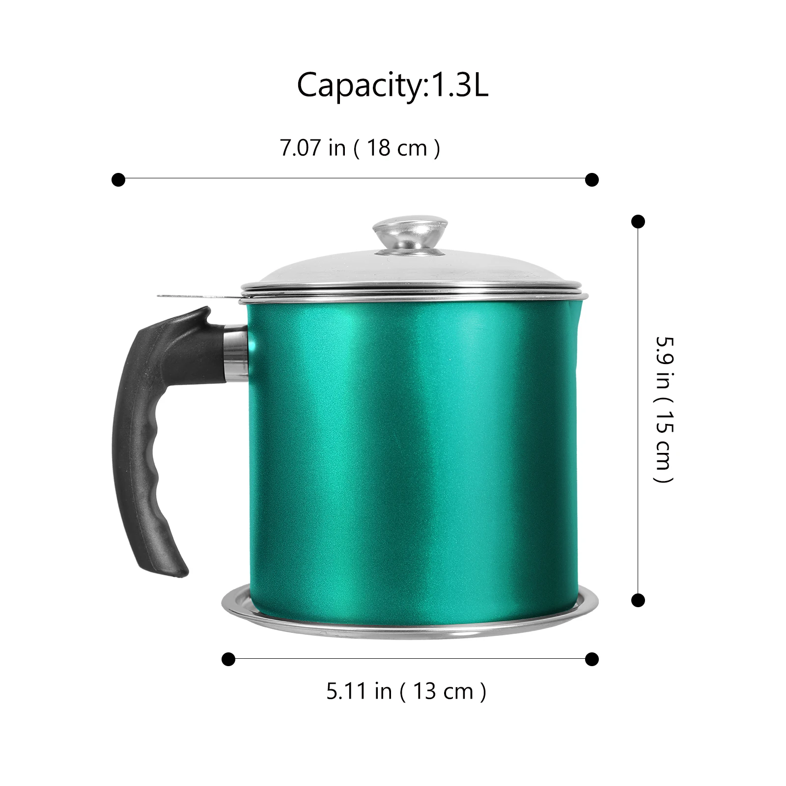 

Stainless Steel Oil Filter Pot Strainer Container Kitchen Cooking Grease Vessel Versatile Storage Jug Suitable Home Restaurant