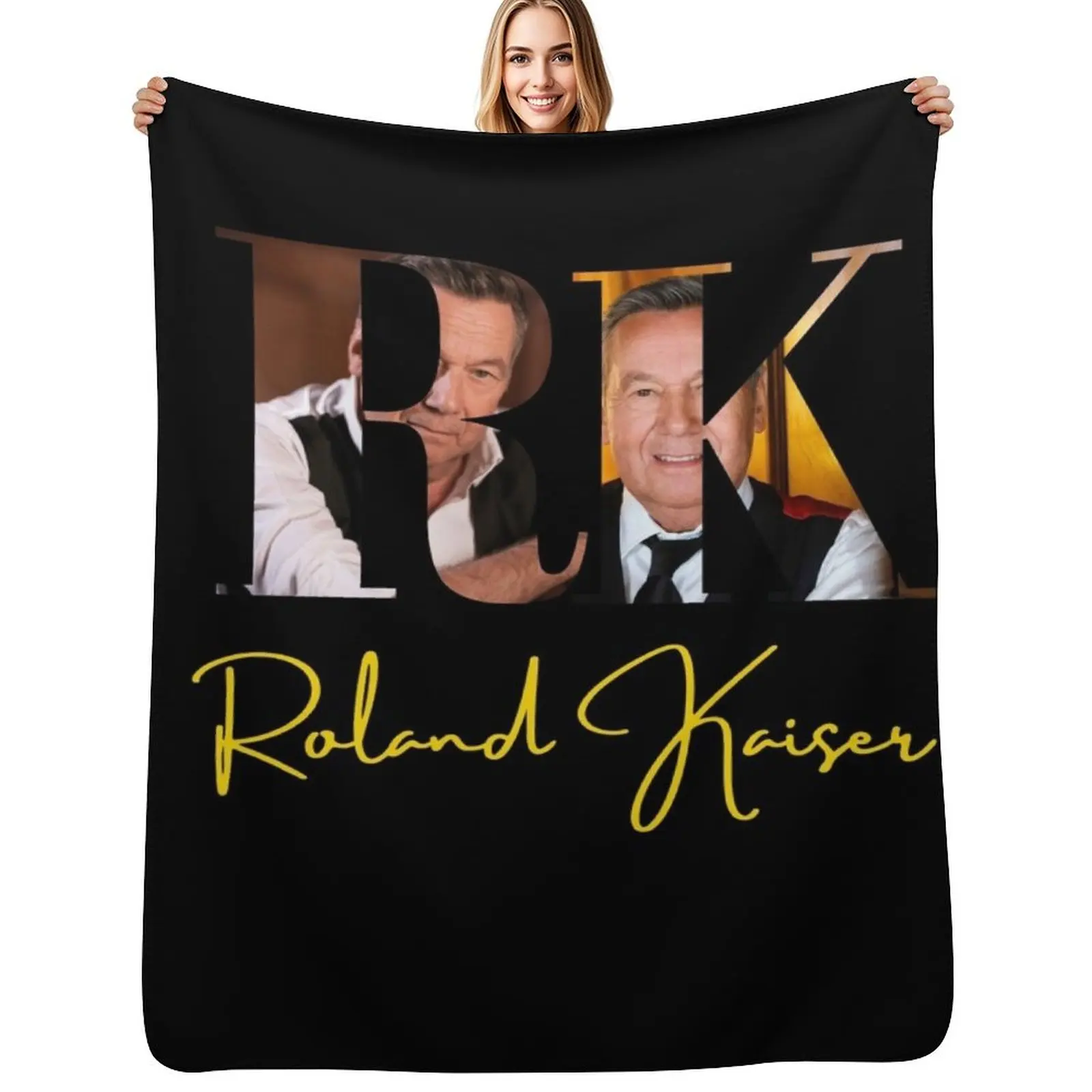 Roland Kaiser-roland kaiser festival- roland kaiser merch Throw Blanket Fashion Sofas Thermal Camping Sofa Blankets