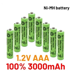 4-20PCS 100% New 3000mAh 1.2 V AAA NI-MH Battery for Flashlight Camera Wireless Mouse Toy Pre-charged Batteries