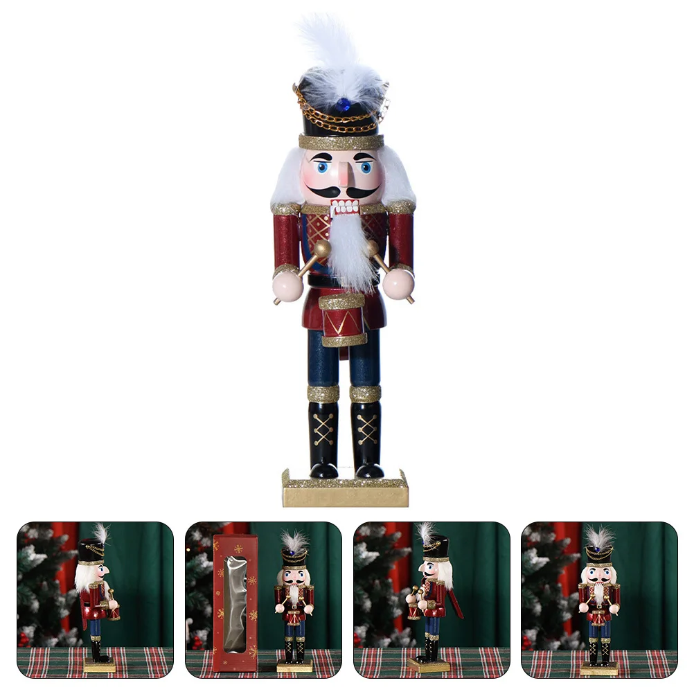 

Nutcracker Decor Xmas Soldier Ornament Xmas Party Supplies Desktop Home Office Car Christmas Party Supplies Gift