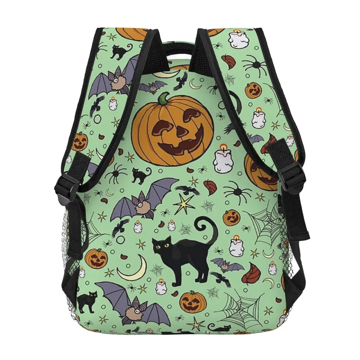 Halloween-Rucksäcke für Jungen und Mädchen, Büchertasche für Studenten, Schultaschen, Cartoon-Laptop-Rucksack, Umhängetasche, große Kapazität