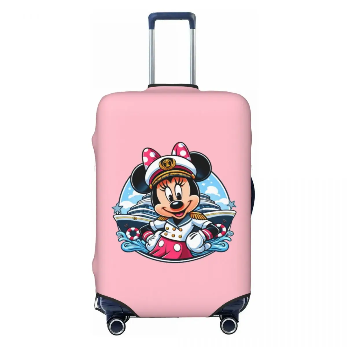 

Custom Mickeys Anime Mouses Ship Luggage Cover Protector Funny Travel Suitcase Protective Cover for 18-32 Inch