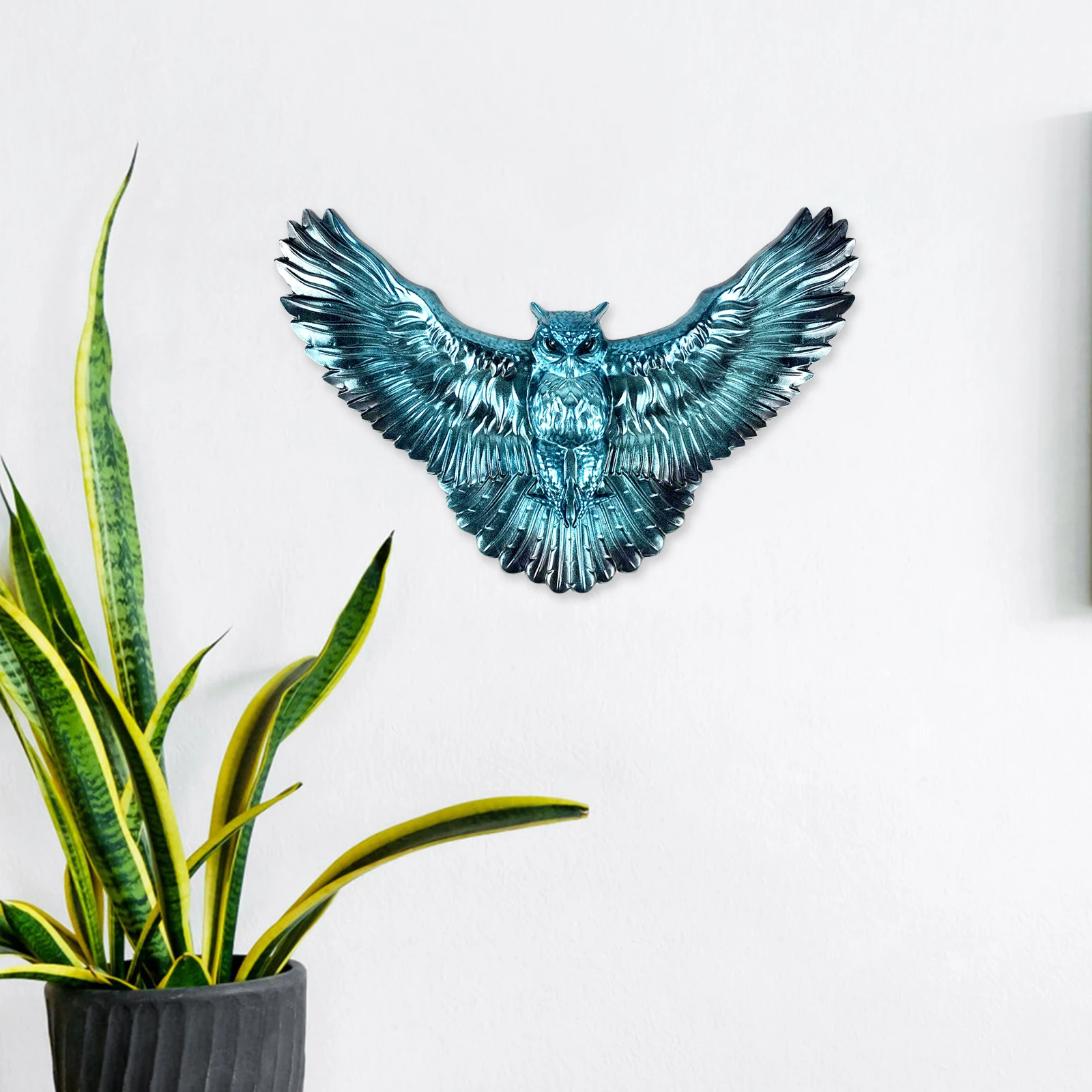 

Owl Decor Silicone Mold for Resin Crafts 3D Bird Figurine Epoxy Flexible White Reusable Jewelry Accessories DIY Tool