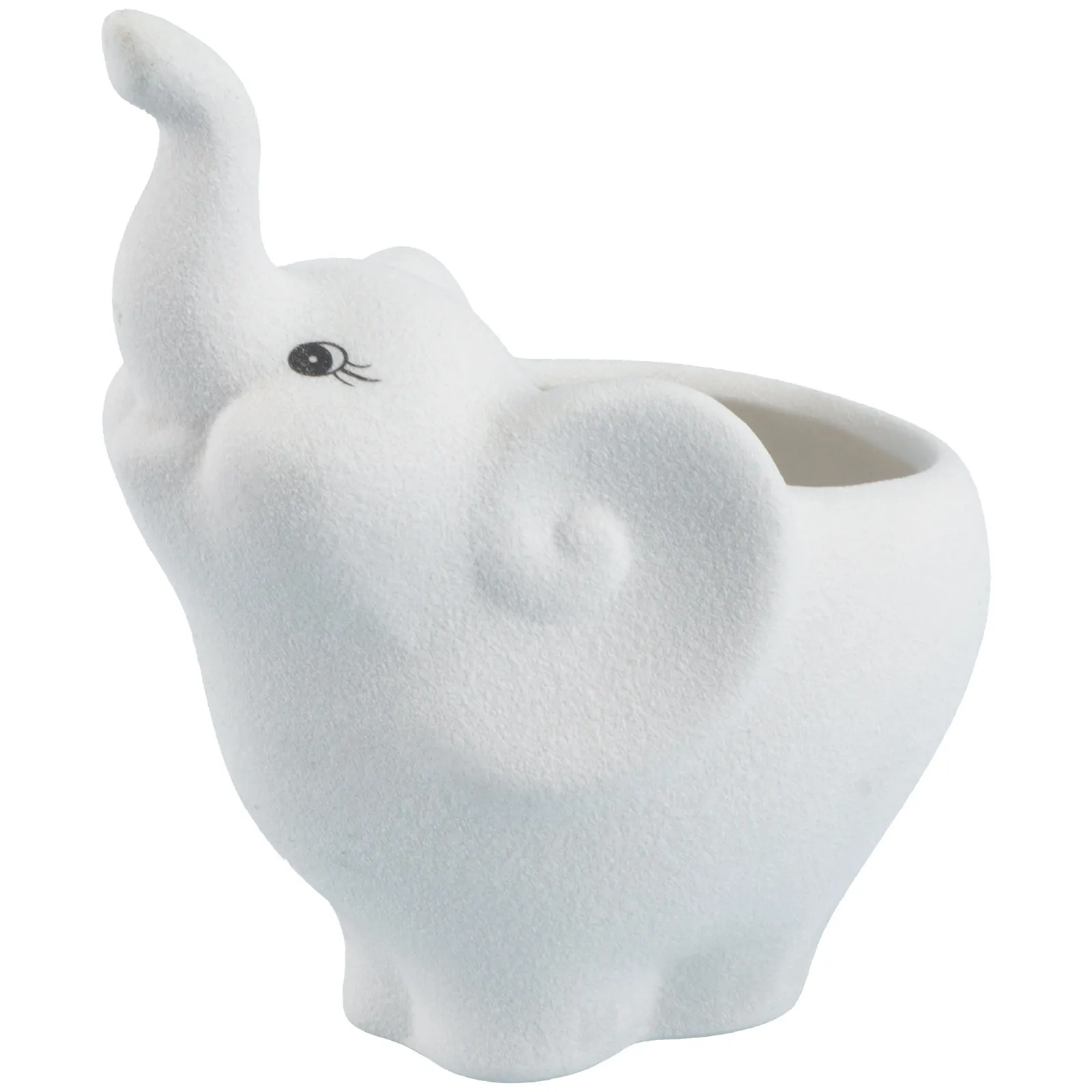 1Pcs Ceramic Elephant Flowerpot Succulent Planter Pot Decorative Flower Implement for Indoor Outdoor Decoration Festival