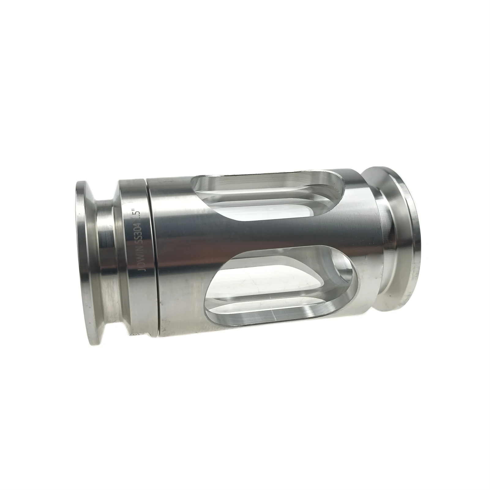 

Stainless Steel 1.5" Tri Clamp Compact Sight Glass Tri Clover Compatible Ferrule Flow Sight Glass View