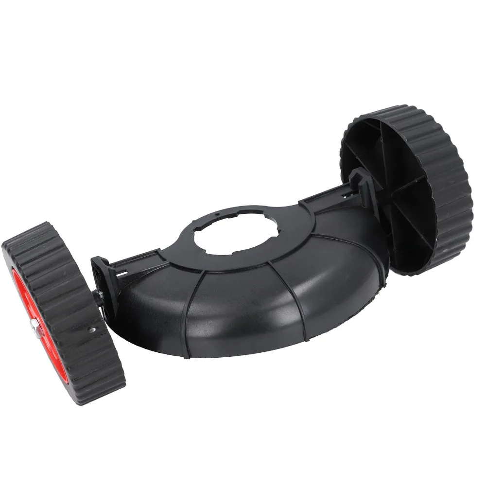Plastic String Trimmer Wheel Adjustable Round Trimmer Auxiliary Wheel Quick Installation Universal Gardening Trimming Wheel