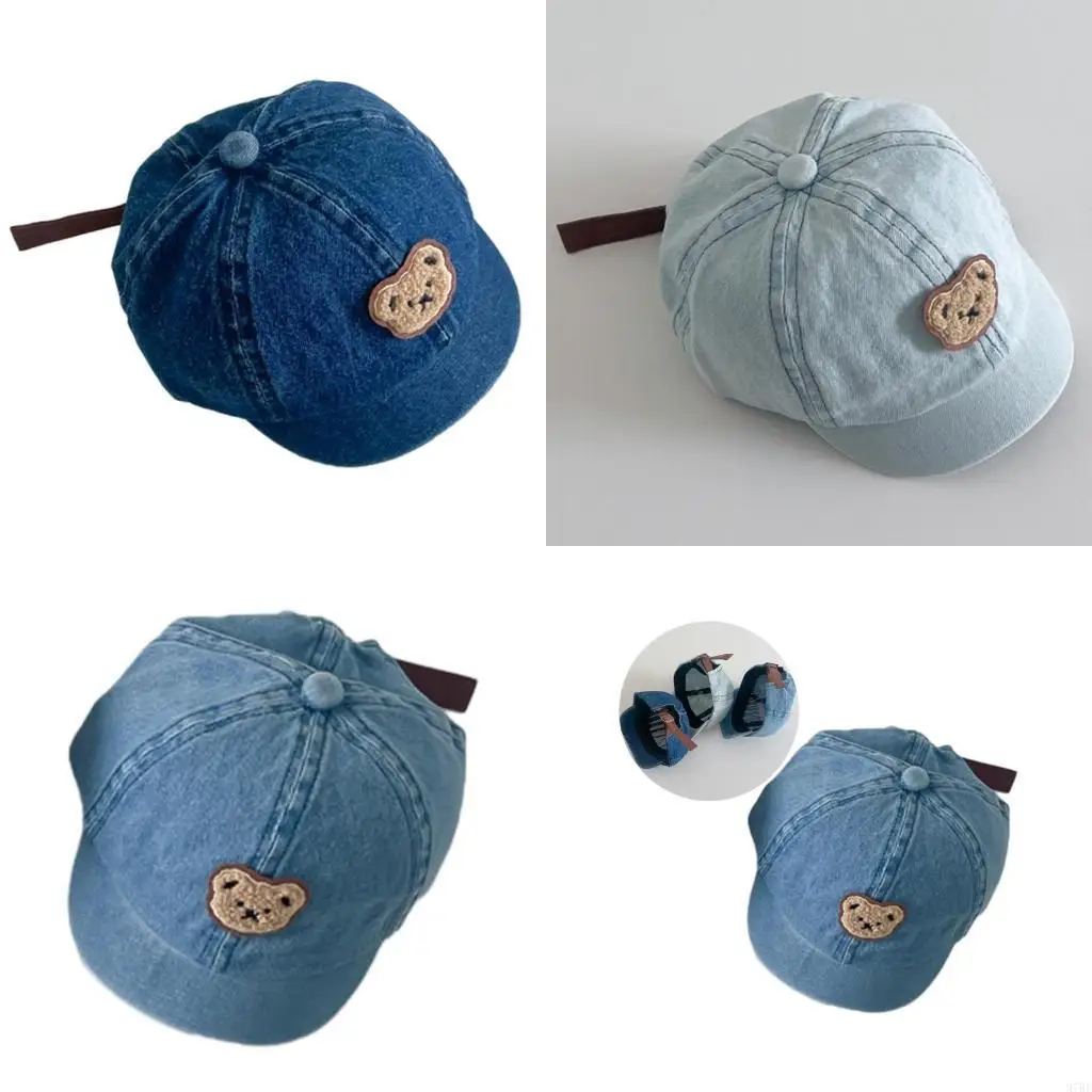 

97BE Baby Peaked Cap Cartoon Bear Duck Tongue Caps Spring Summer Hat Kids Sun Hat