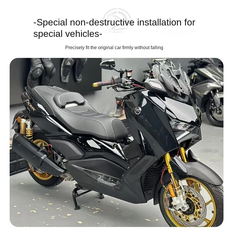 For Yamaha 23-25 XMAX300 seat cushion modification waterproof, breathable, comfortable lumbar cushion integrated assembly