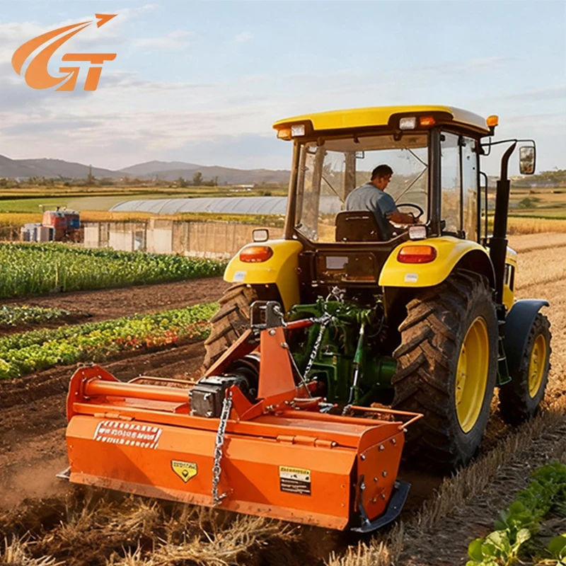 Mini Rotary Power Tiller New Farm Cultivator Stable Suspension PTO Rotary Tiller Garden Farm Cultivator