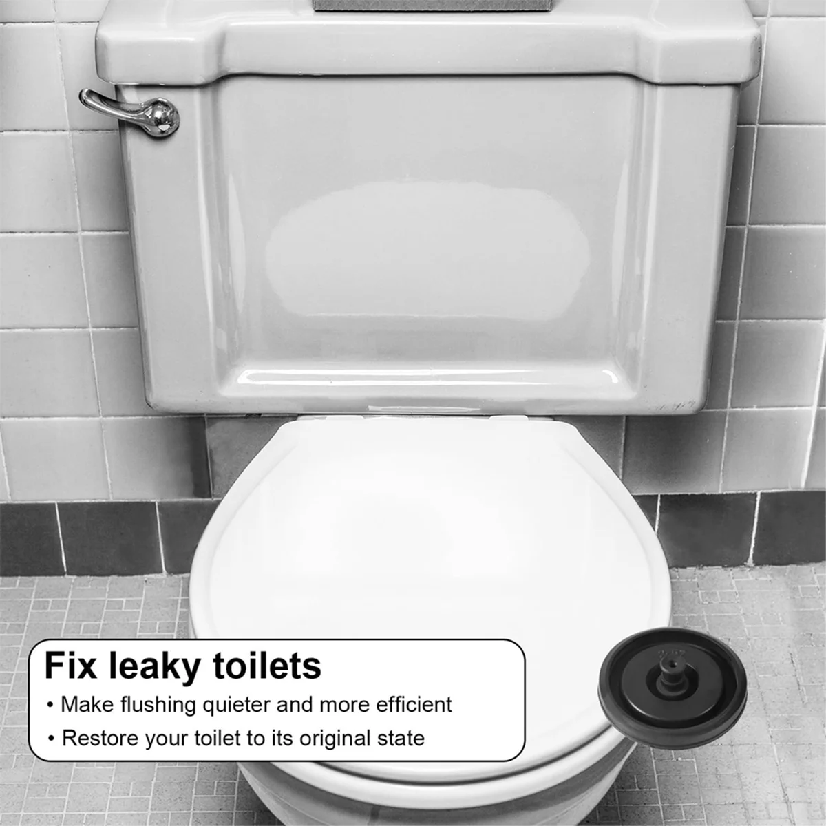 ABJZ 5 قطع قطع غيار سدادة صمام تعبئة المرحاض لـ -83143، صمام تعبئة خزان المرحاض، سدادة مطاطية