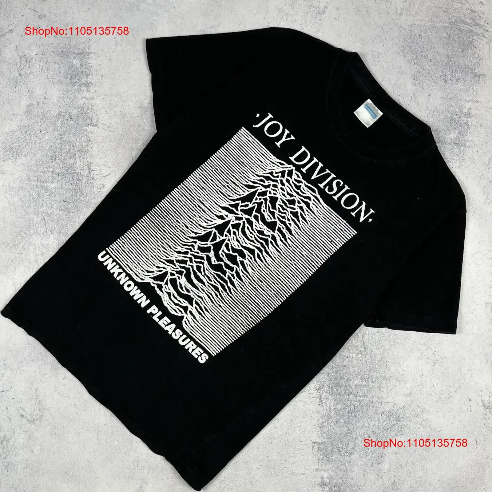 

Винтажная футболка Joy Division Unknown Pleasures, размер S 2000, черная футболка Y2K Rock Band, винтажная стираная дышащая стильная футболка
