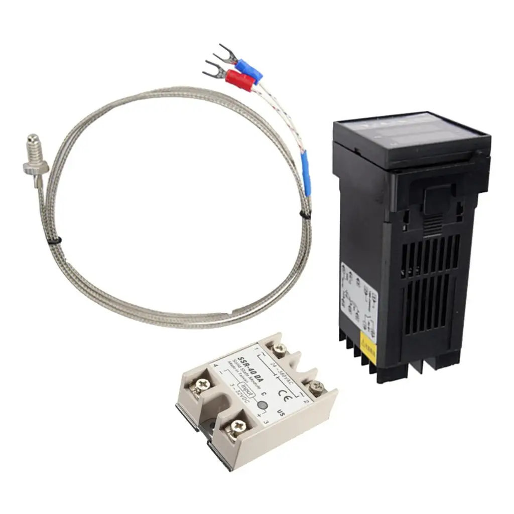 

PID Temperature Controller Set Programmable Regulation Alloy Construction for HVAC and Oven Monitoring