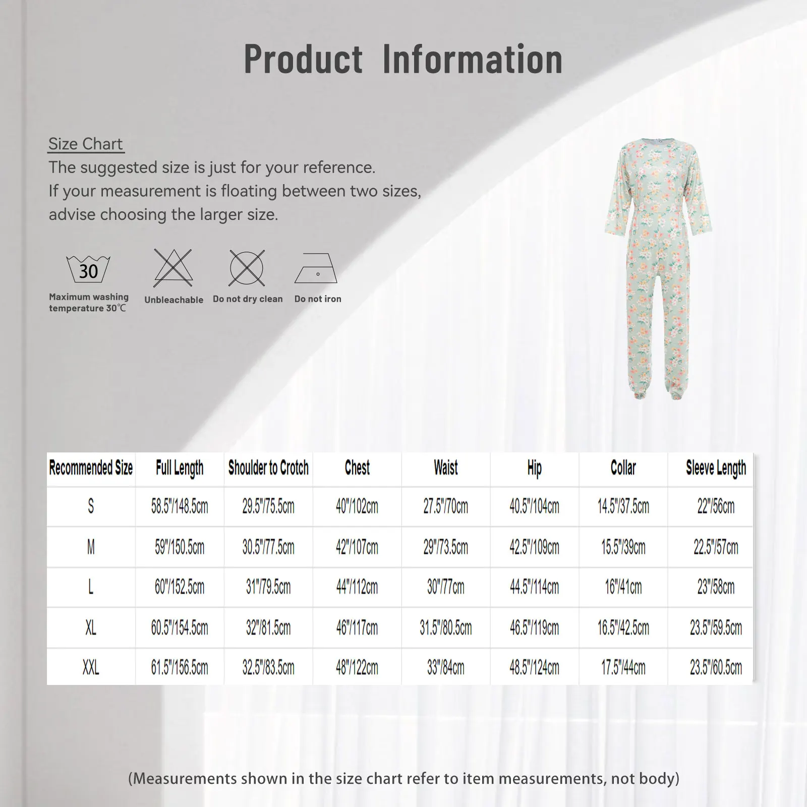 Dementia Special Needs for Women Elderly Alzheimers Adaptive Rompers Zipper at Back Legs Long Sleeve Anti-strip Full Jumpsuit image 6