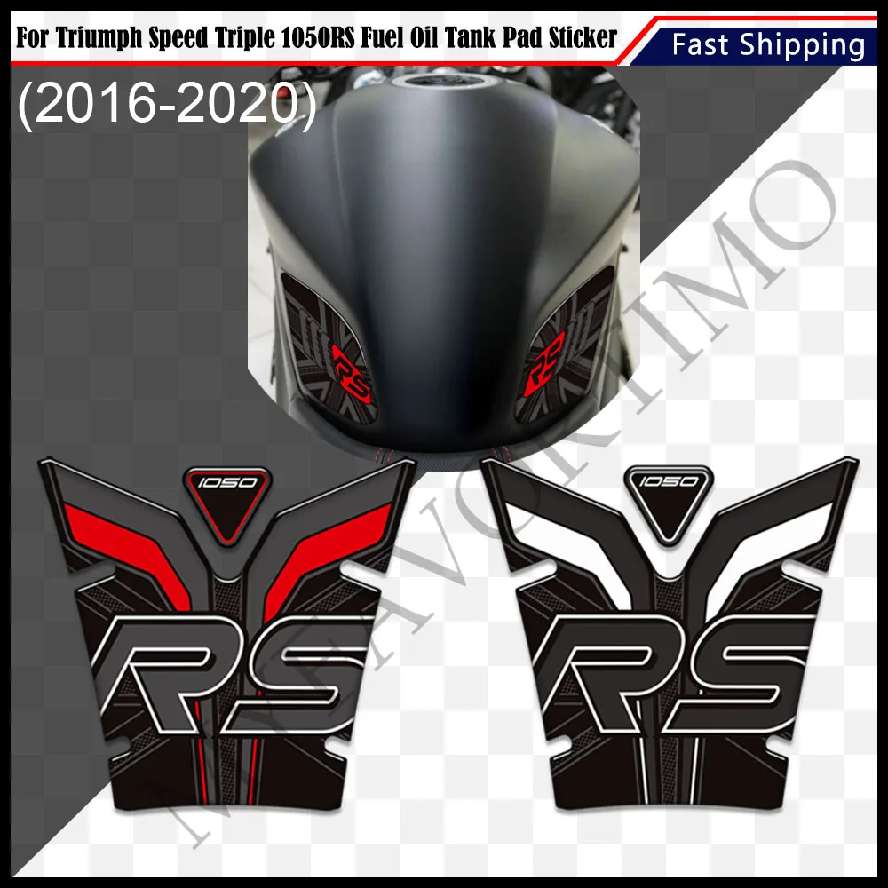 

For Triumph Street Triple 1050RS 1050 RS Motorcycle Gas Fuel Kit Knee Tank Pad Decorative Protective Stickers 2016-2020