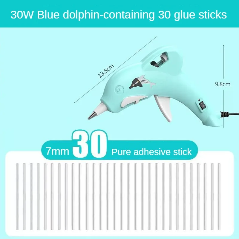 Imagem -05 - Mini Household Industrial Hot Melt Glue Gun Temperatura do Calor Thermo Ferramenta de Reparo Elétrico Uso 11 mm Glue Sticks 30 w 50 w 160w