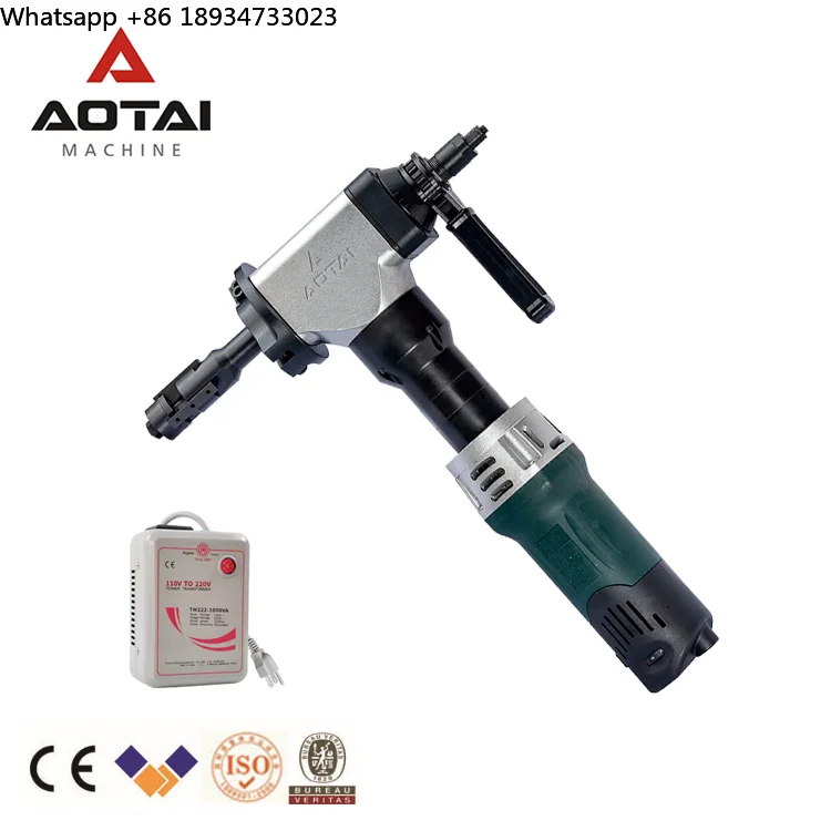 AOTAI ISY-90T 1.4 Inch - 3.5 Inch 36-90 mm Inner Mounted Portable Electric Pneumatic Pipe Cold Beveling Facing Grooving Machine
