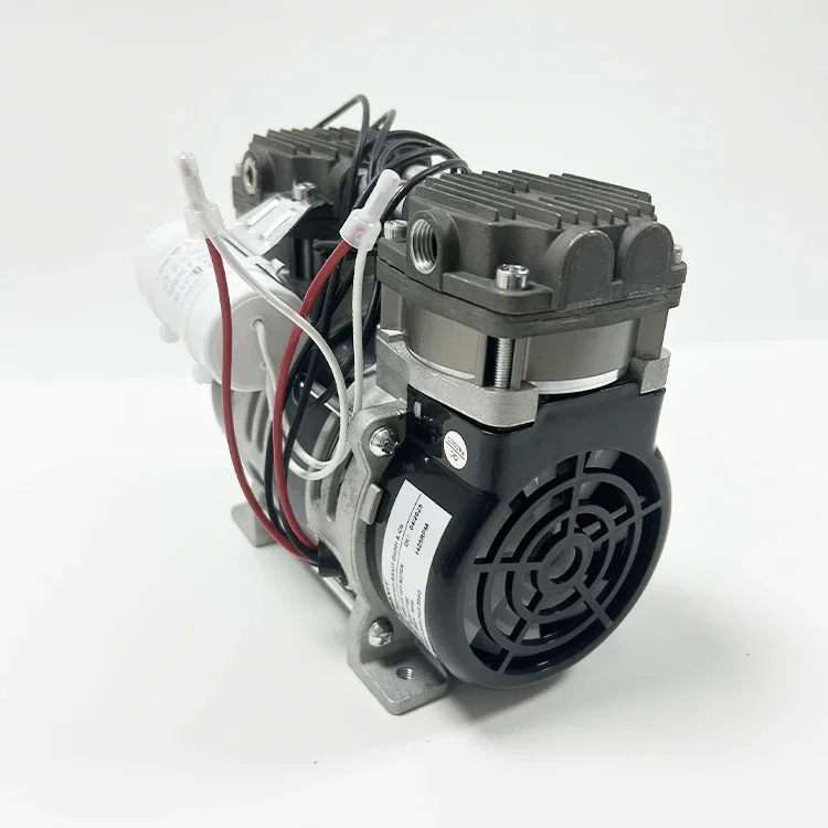Low-noise miniature vacuum pump, 45 liters/minute, 220V, oil-free vacuum pump, suitable for laboratory equipment