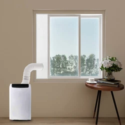 Piezas de aire acondicionado portátil, Kit de ventana de aire acondicionado, Kit de ventana de CA portátil, Kit de ventilación de ventana de puerta corredera