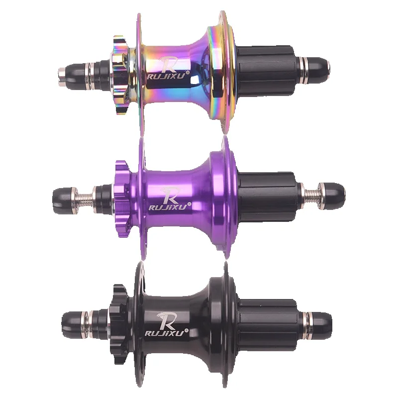 RUJIXU-Dirt Slope Bicycle Single Speed Hub, 9 Claws, 450-Ring, 135x10 Pair Lock, Fishtail Fork, 2024 — 2