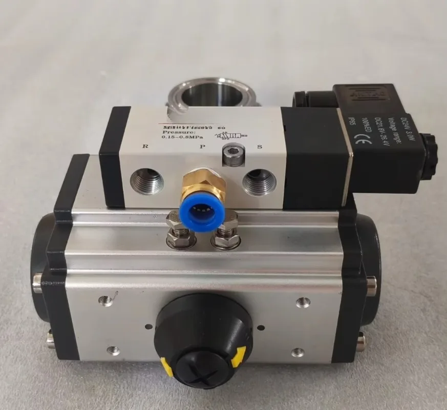 Pneumatic Cylinder Control Valve Double Coil Acting 2/5 Solenoid Valve 4V120-06 AC220V DC24V