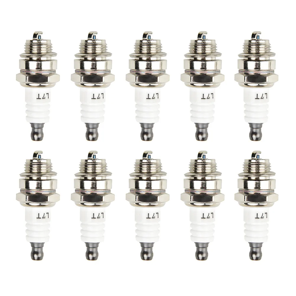 10PCS Replacement Spark Plug L7T For Partner 350 351 Chainsaw & Various Chainsaw Lawnmover Parts Mower Spark Plug Nozzle