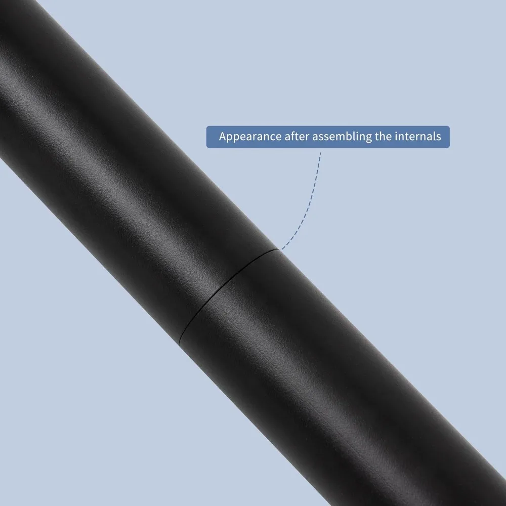 طقم درابزين درج من الألومنيوم الحديث، طول 8 أقدام، للاستخدام الداخلي الخارجي، قضيب بقطر 1.4، دعامات من الفولاذ المقاوم للصدأ قابلة للتعديل #6