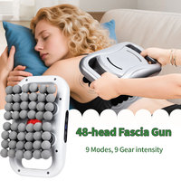 Electric 48-head Fascia Gun High Frequency Vibration Body Fascia Massage Gun Back Waist Massager Neck Shoulder Fascia Masajeador