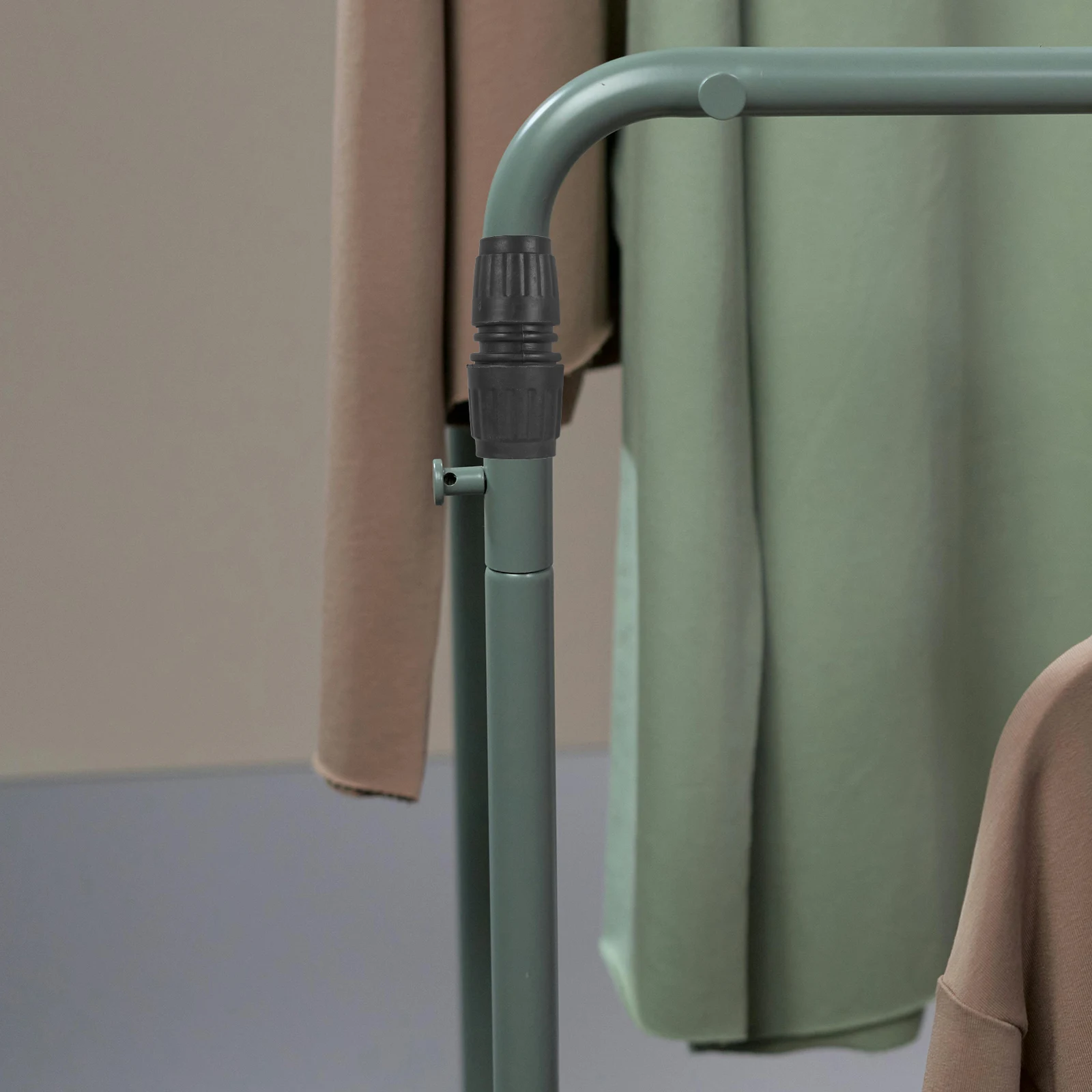 

Dryer Rack Clothes Accessories Drying Hanger Adapters Black Plastic Rod Connectors