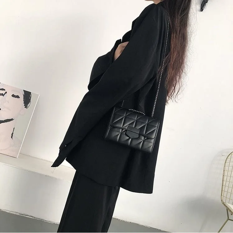 Fashion 2024 Bag New Trend Style Small Women Bags Handbags One Shoulder Messenger Bag Women\'s Fashion Chain Small Square Bag