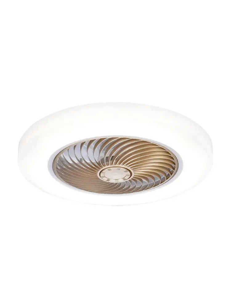 Slimme plafondventilator, ventilatoren met verlichting, afstandsbediening, slaapkamerdecoratie, ventilatorlamp, 50 cm lucht, onzichtbare bladen, stil - afbeelding 2