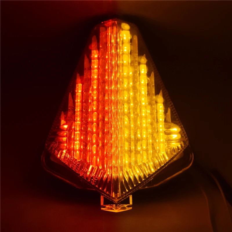 waase For Yamaha T-Max 530 Tmax530 2012 2013 2014 2015 2016 E-Mark Tail Light Brake Turn Signals Integrated LED Stop Light