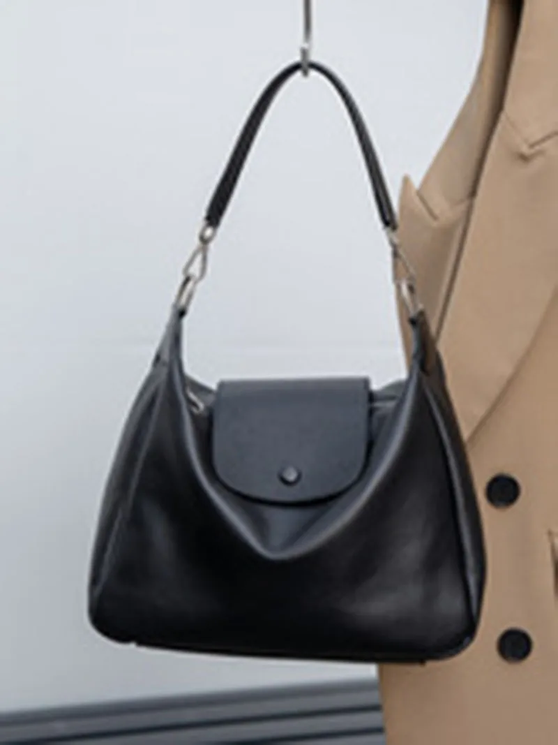 

Genuine leather Women's Bag Crossbody Bag 2025 New Retro Versatile Shoulder Bag Commuting Tote Bag Handbag