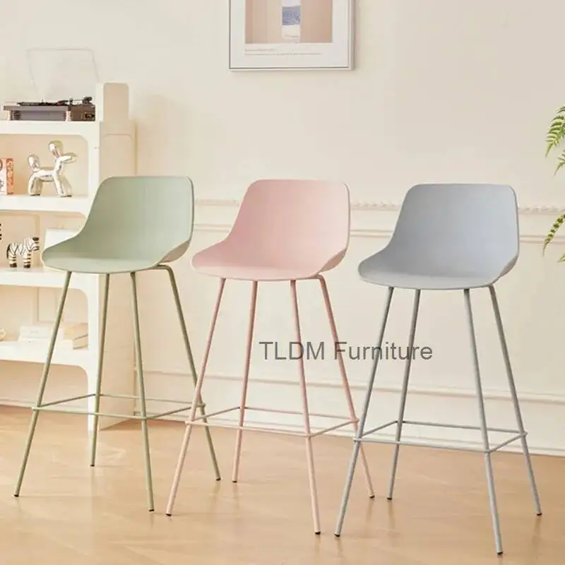 

Мебель Минималистичный дизайн Высокий итальянский стиль Барные стулья для приема Удобные современные барные стулья Кофейня Домашний банкет HBBC