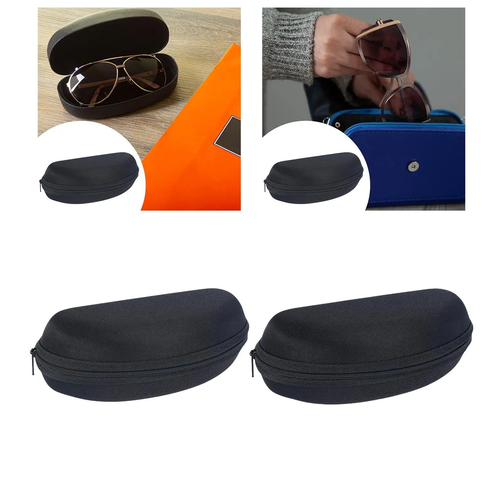 Sunglass Travel Case Display with Hook Prevent Scratches Eyeglasses Storage Case