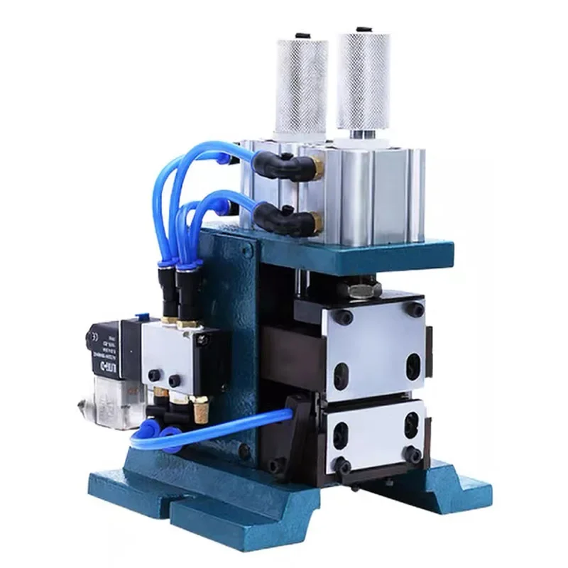 3F Pneumatic Vertical Core Wire Stripping Machine Small Sheath Cable Twisting Tool for Electronic Manufacturing