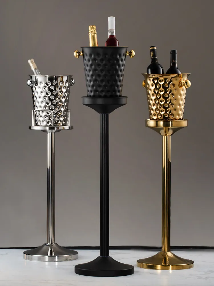 European luxury champagne bucket restaurant red wine ice bucket household floor ice wine bar ktv club chilled wine set