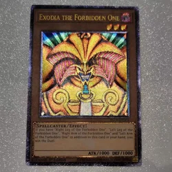 Yu-Gi-Oh UTR BLCR-EN101/ Exodia the Forbidden One Children's Gift Collectible Card Toys (Not Original)