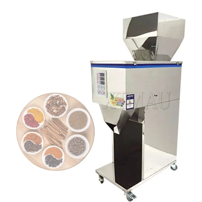 

10-999G Particle bag tea Packaging Machine Hardware Nut Powder Granule Digital Control Automatic Weighing Filling Machine