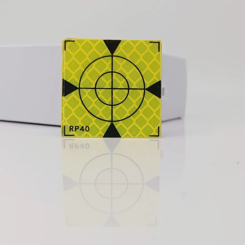 40X40MM FLUORESCENT GREEN TRIANGLE REFLECTOR SHEET FOR TOTAL STATION SURVEYING 20PCS