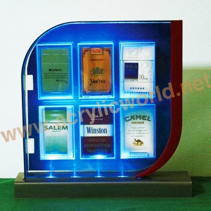custom.Display Display Stand with Pusher/Display Shelf /Display Cabinets Sales