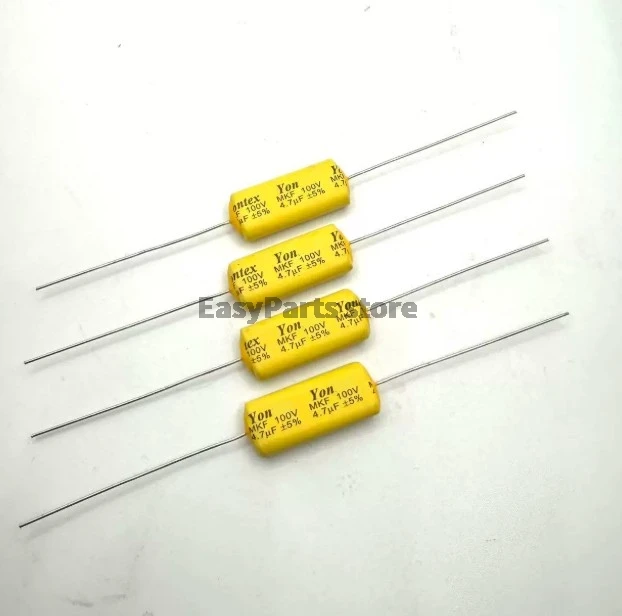 1/5PCS 100V 4.7uF Audio Capacitor, Non-polarized Film Capacitor Dedicated for Harman Kardon Tweeters