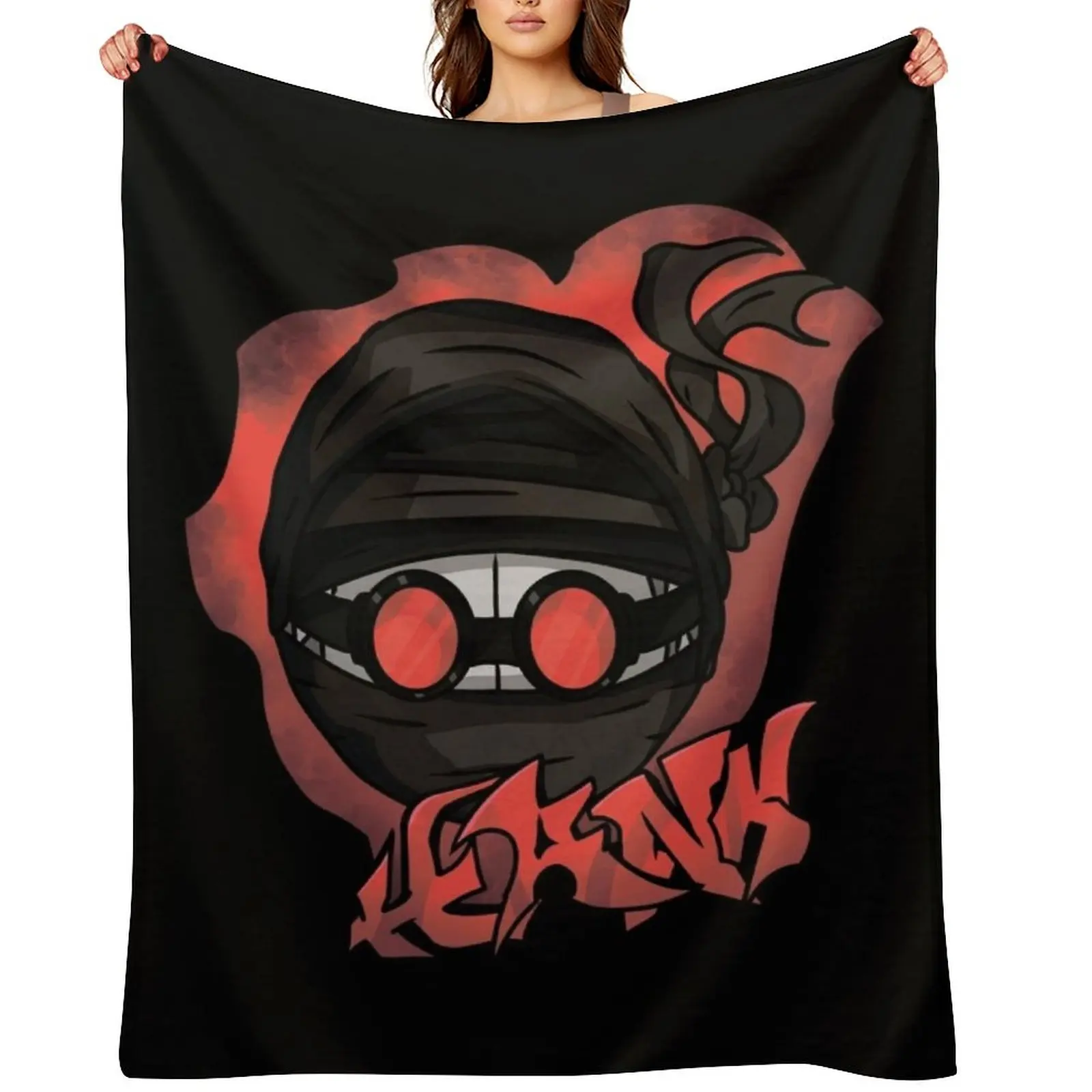 

Madness combat hank head graffiti Throw Blanket Comforter blankets and throws Stuffeds Thin Blankets
