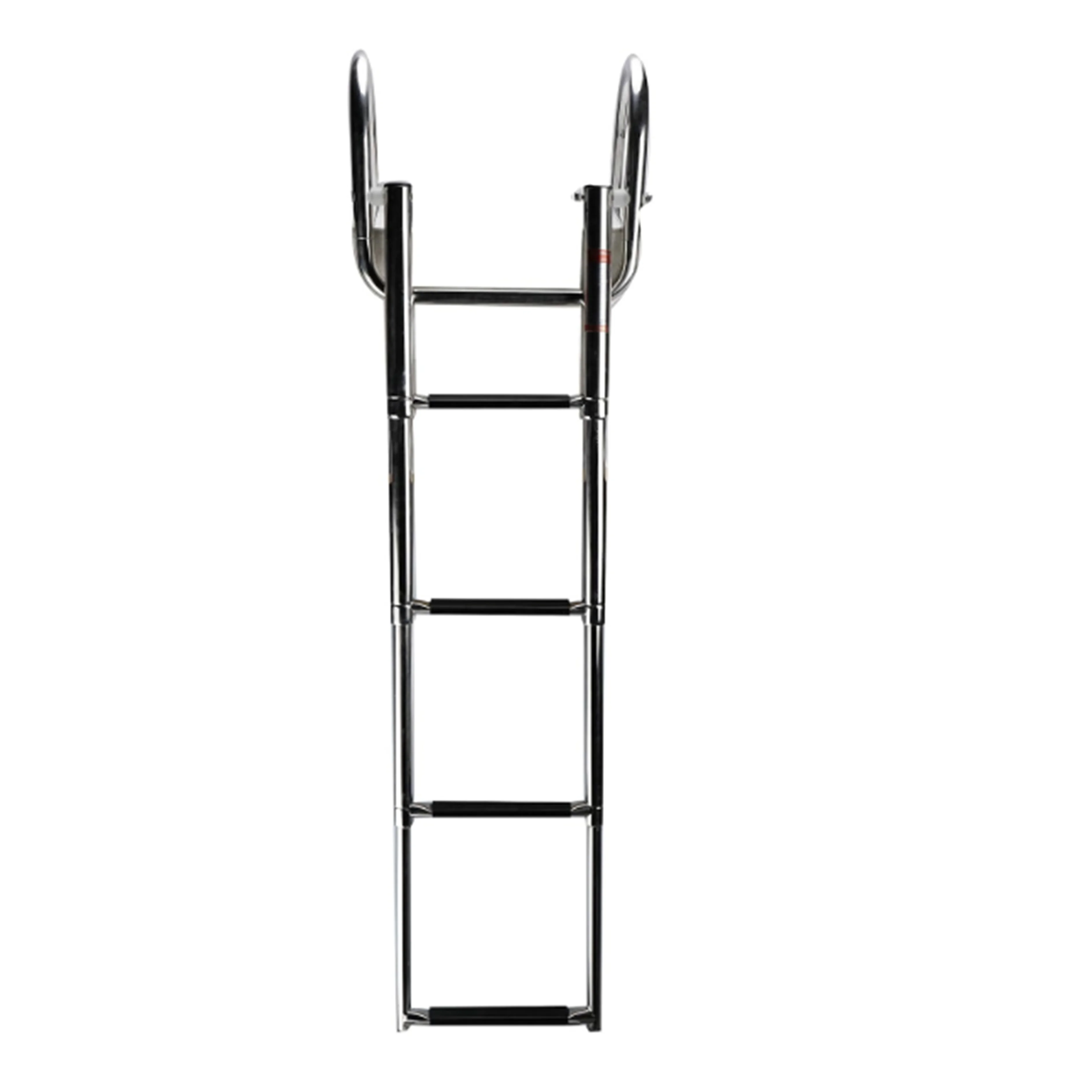 

Adjustable 3/4 Steps Stainless Steel Telescoping Marine Folding Boat Ladder New Condition for Swim & Dive Access Accessory Partp