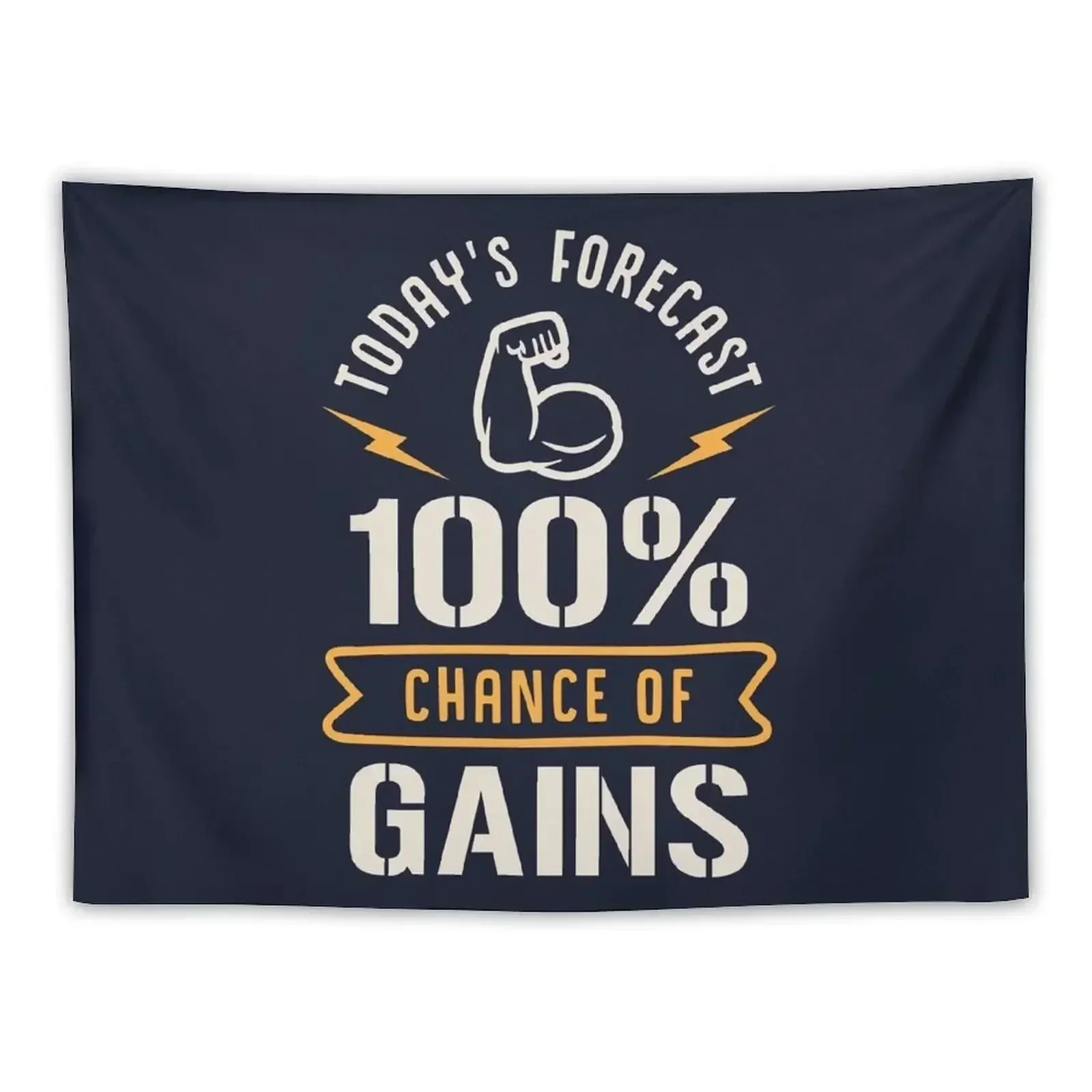 Today's Forecast 100% Chance Of Gains Tapestry Bedroom Deco Wall Decoration Decoration Home Tapestry