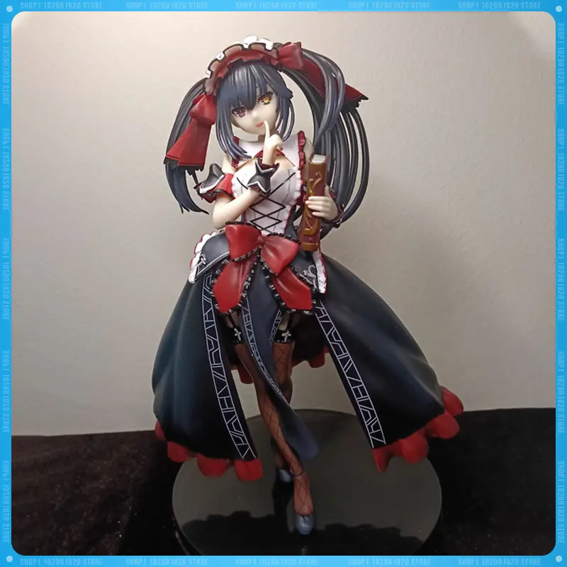 

В наличии Date A Live Kurumi Tokisaki Аниме Фигурка Готическая Статуя Лолиты Gk Модель Украшение Рабочего Стола Игрушки Рождественский Подарок