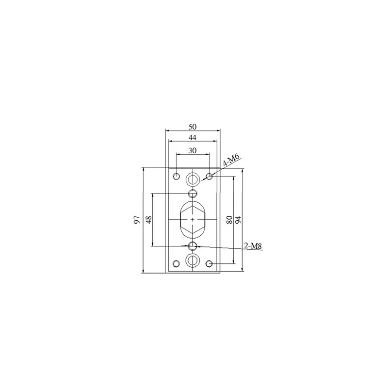 SC Standardzylinder Drei-Achsen-Drei-Führungs-Zylinder Führungsrahmen Pneumatischer Führungsständer SC32 40 50 63-50 75 100 200 300 400 500 – Detail 5